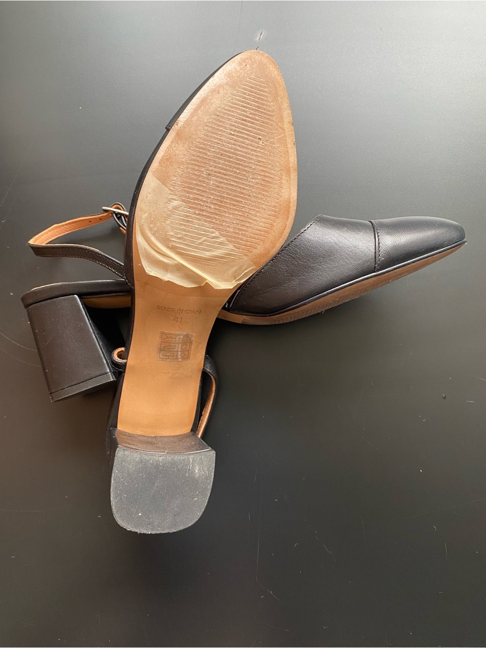 L’Intervalle Palar Leather Slingback Block Heel Sandals EU 41 - Picture 5 of 10